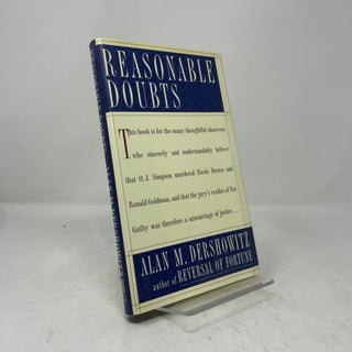 Item #462734 Reasonable Doubts. Alan M. Dershowitz