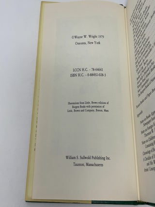 Thornton W. Burgess, A descriptive book bibliography