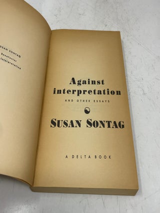 Against Interpretation
