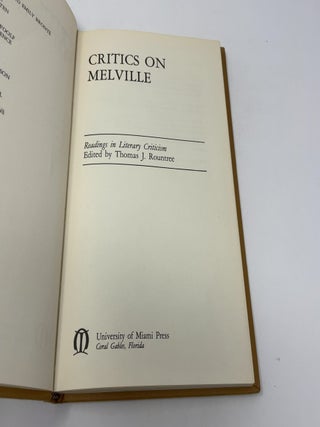 Critics on Melville