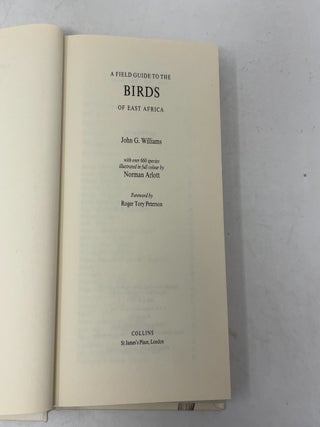 A Field Guide to Birds of East Africa