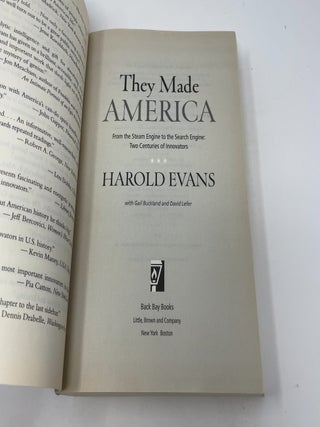 They Made America: From the Steam Engine to the Search Engine, Two Centuries of Innovators