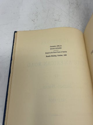 Addresses Upon the American Road