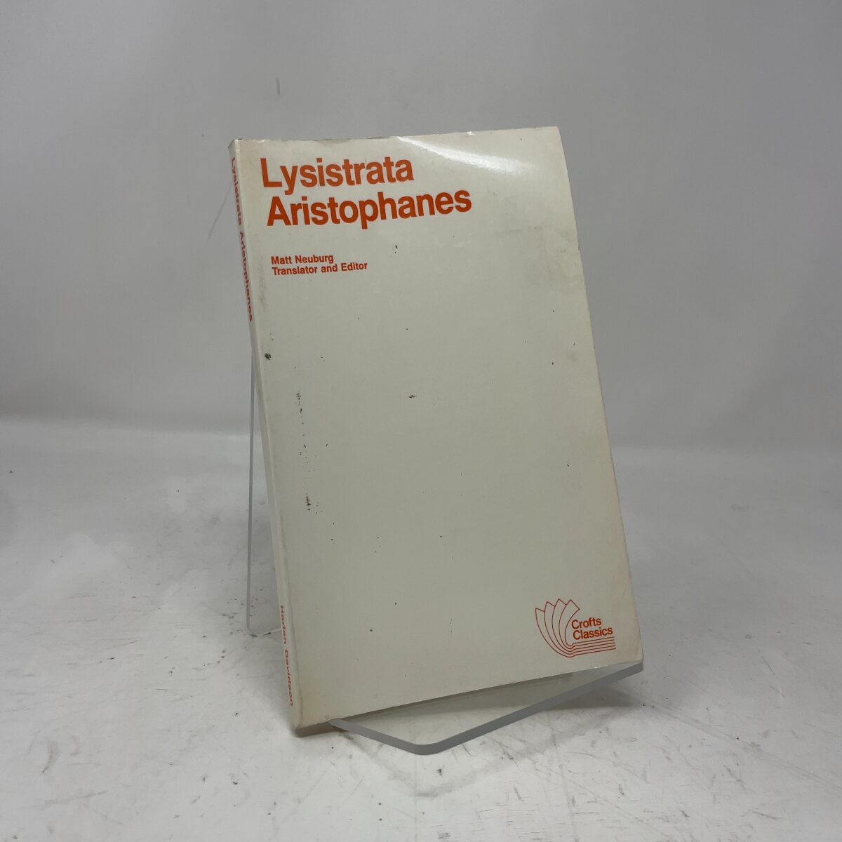 Lysistrata by Aristophanes PB First Thus Very Good 1992
