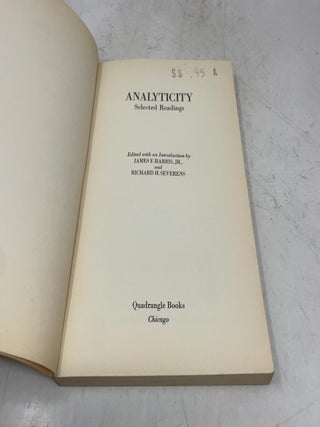 Analyticity