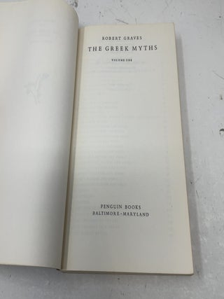 The Greek Myths: 1