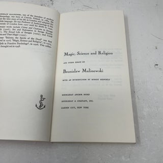 Magic, Science and Religion