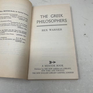 The Greek Philosophers