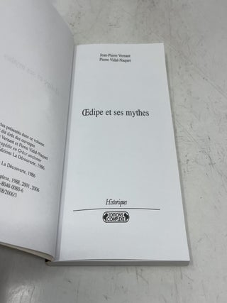 Oedipe et ses mythes
