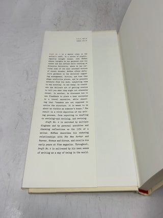 Draft No. 4: On the Writing Process
