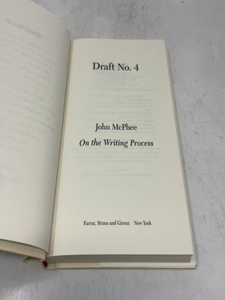 Draft No. 4: On the Writing Process