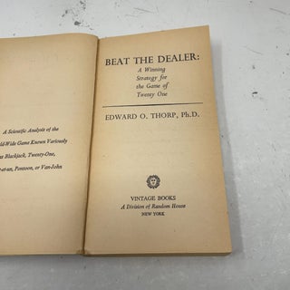 Beat the Dealer: A Winning Strategy for the Game of Twenty-One