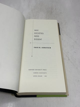 Why Societies Need Dissent
