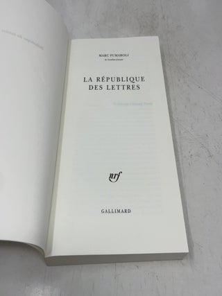 La République des Lettres