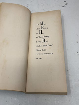 The Myth of the Birth of the Hero