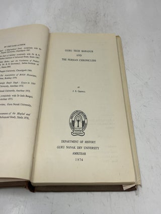 Guru Tegh Bahadur and the Persian Chroniclers