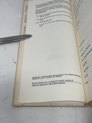 The Strasburg Manuscript
