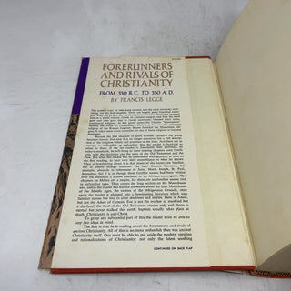 Forerunners and Rivals of Christianity - From 330 B.C. to 330 A.D.