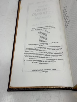 The Concise Oxford Dictionary