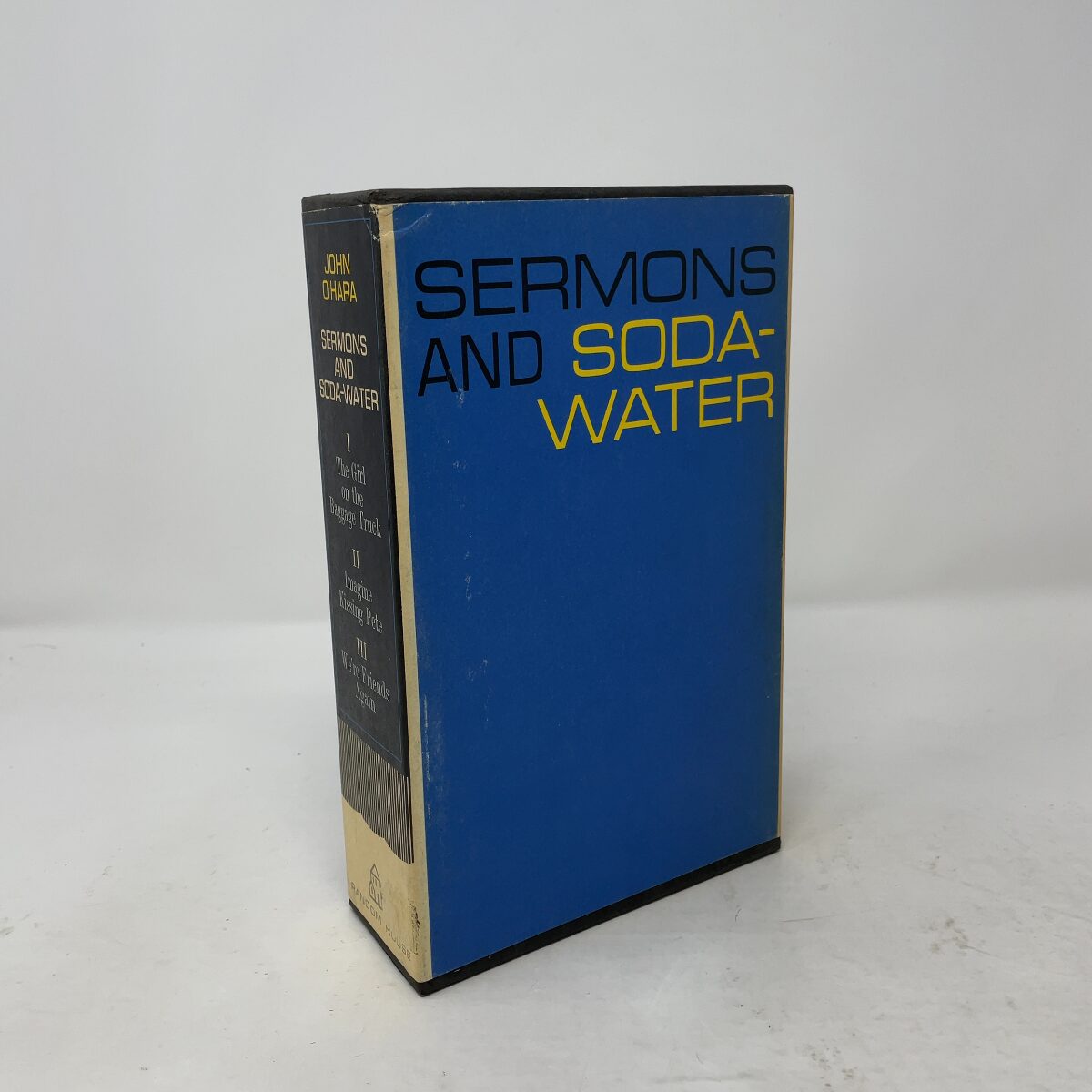 Sermons and Soda-Water by John O’Hara HC First Edition Very Good 1960