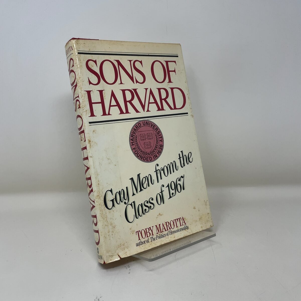 Sons of Harvard by Toby Marotta HC First Edition Very Good 1982
