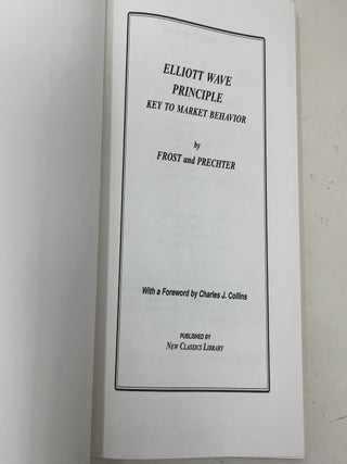 Elliott Wave Principle: Key to Market Behavior
