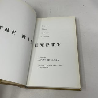 The Big Empty: Essays on Western Landscapes As Narrative