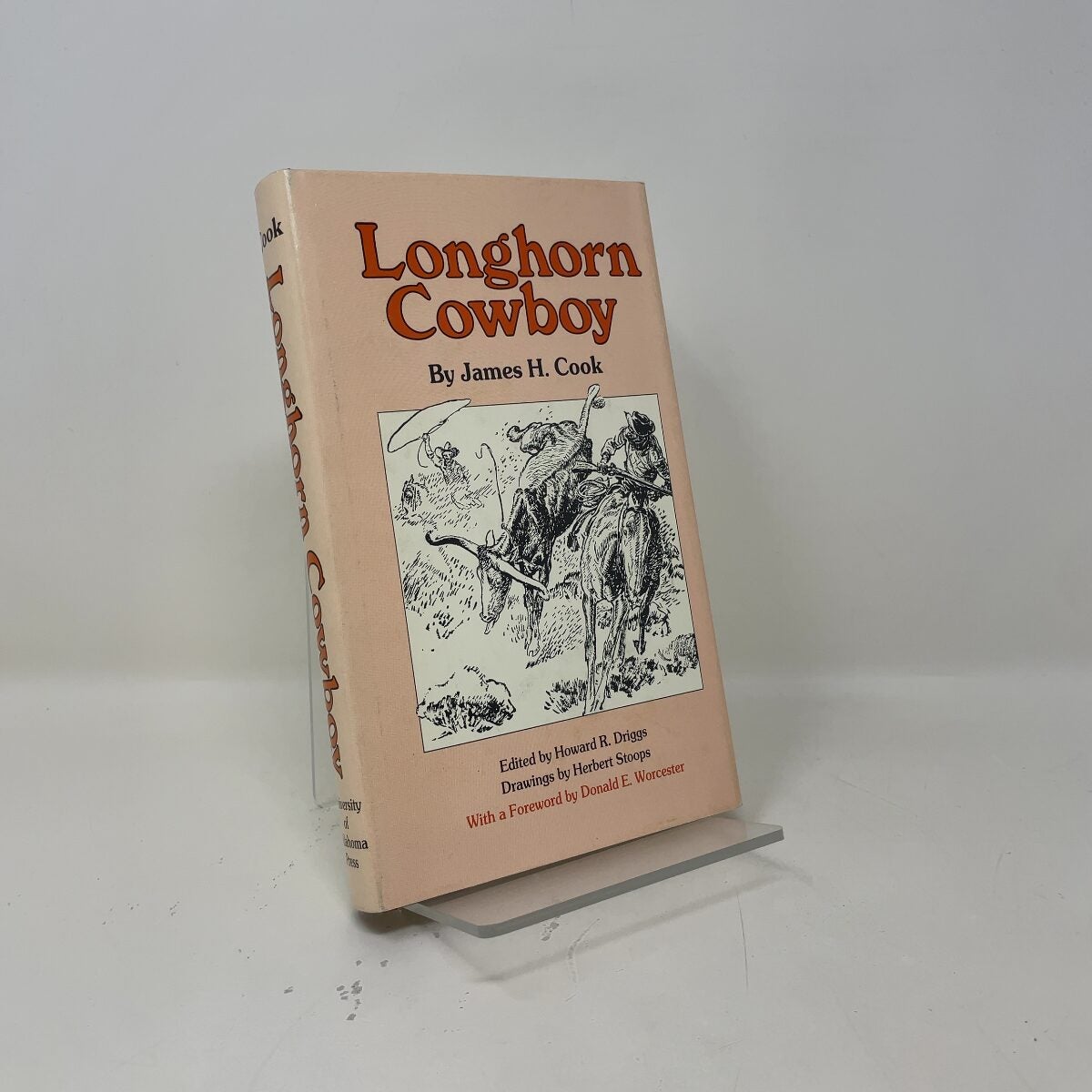 Longhorn Cowboy (Western Frontier Library) by Cook, James HC First Edition Like