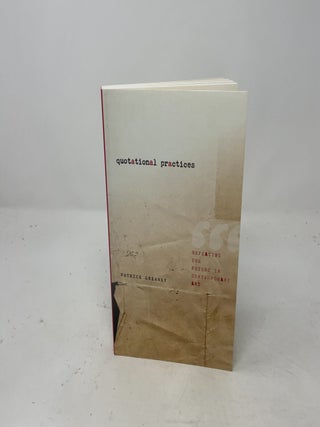 Quotational Practices: Repeating the Future in Contemporary Art