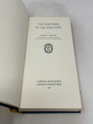 THE FUNCTIONS OF THE EXECUTIVE
