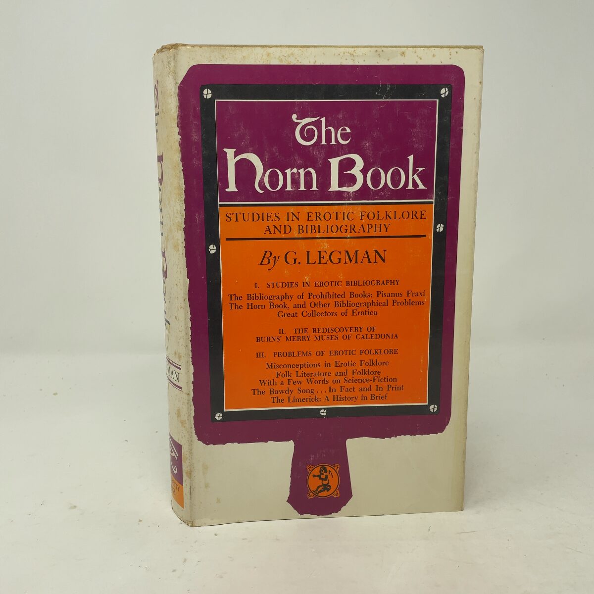 The Horn Book by G. Legman HC First Edition Very Good 1964