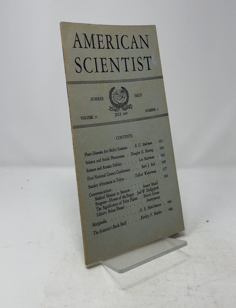 Item #511956 American Scientist, Volume 35, Number 3