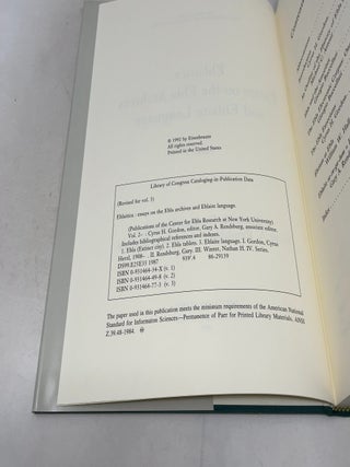 Eblaitica: Essays on the Ebla Archives and Eblaite Language, Volume 3