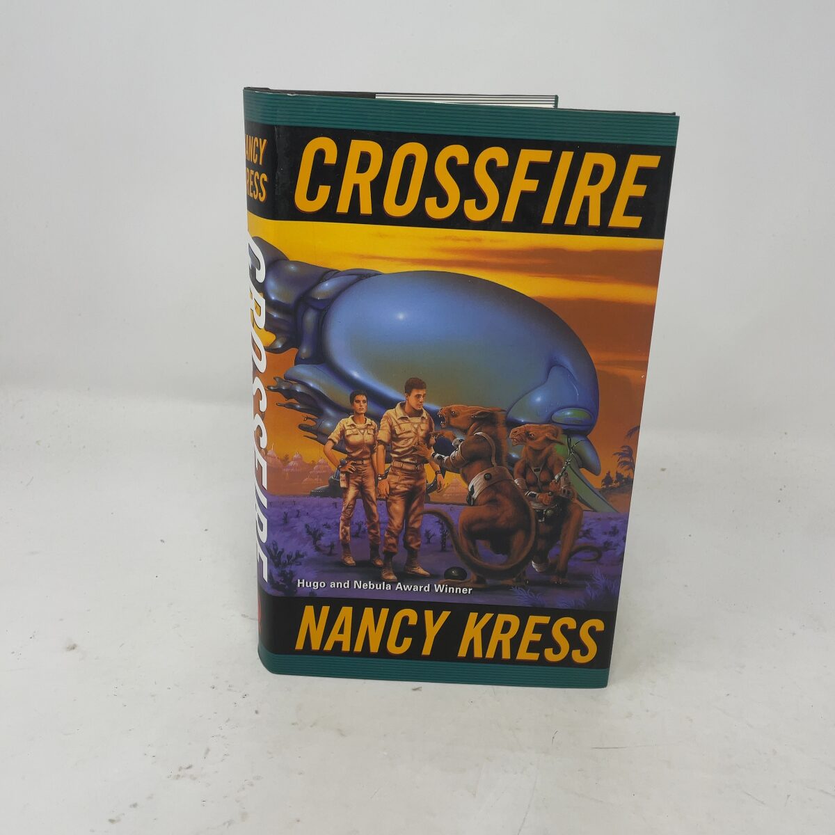 Crossfire (Cosmic Crossfire) by Kress, Nancy HC First Edition Like New 2003
