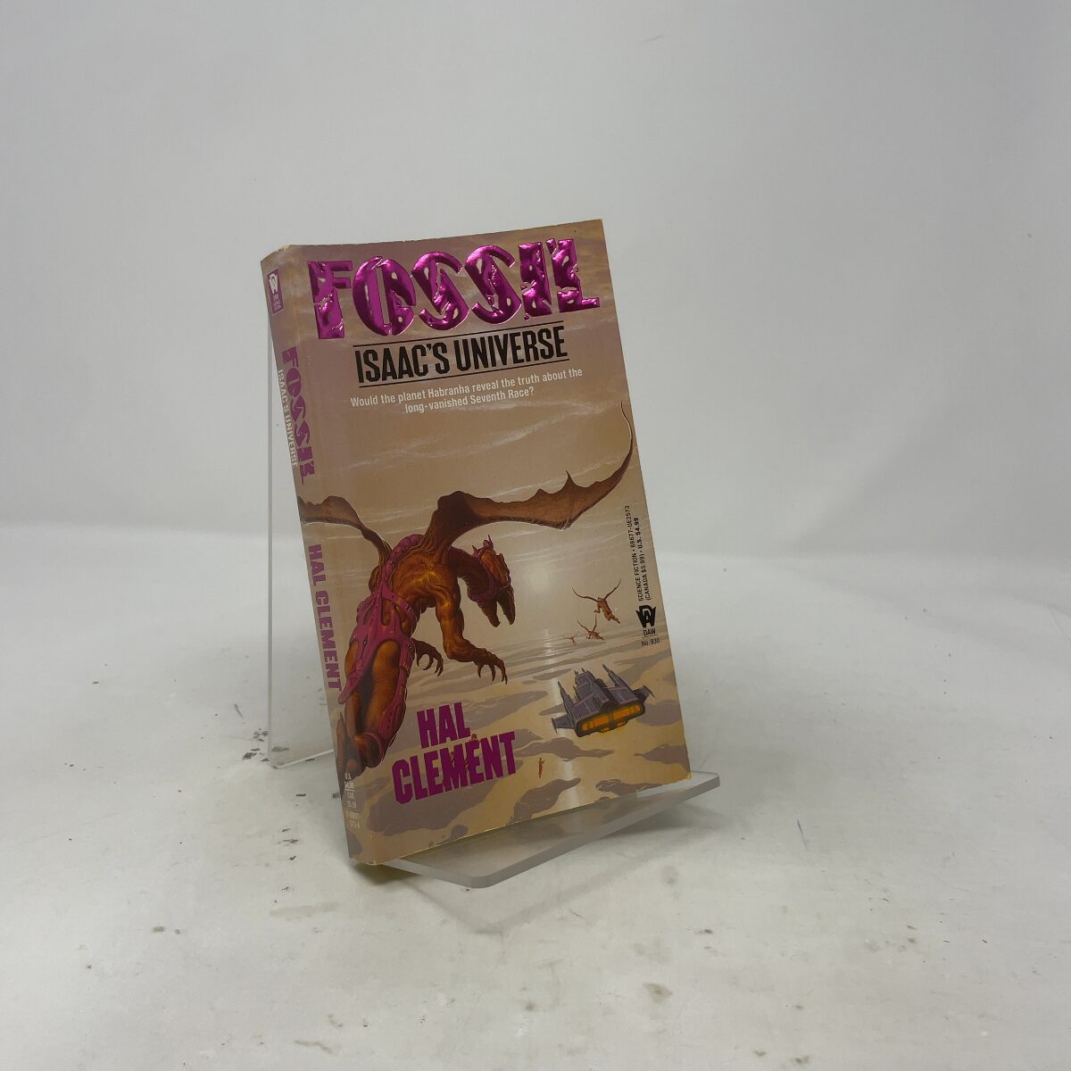 Fossil by Hal Clement PB First Thus Very Good 1993