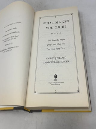 What Makes You Tick?: How Successful People Do It--and What You Can Learn from Them