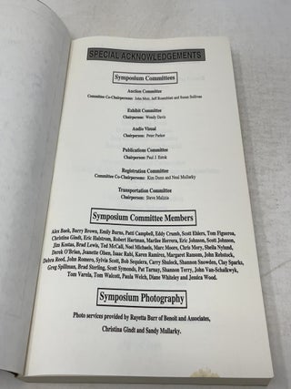 The 1991 University of Arizona Race Track Industry Program Symposium on Racing