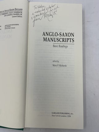 Anglo-Saxon Manuscripts (Basic Readings in Chaucer and His Time)