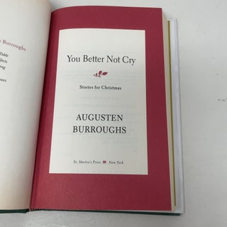 You Better Not Cry: Stories for Christmas