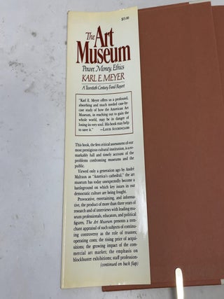 The Art Museum: Power, Money, Ethics