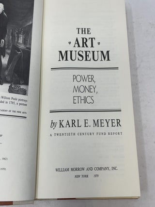 The Art Museum: Power, Money, Ethics