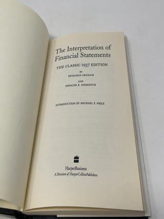 The Interpretation of Financial Statements