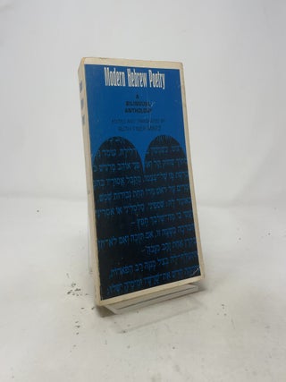 Item #544700 Modern Hebrew Poetry: A Bilingual Anthology