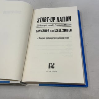 Start-up Nation: The Story of Israel's Economic Miracle