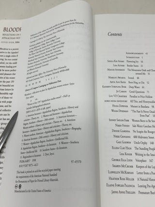 Bloodroot: Reflections on Place by Appalachian Women Writers
