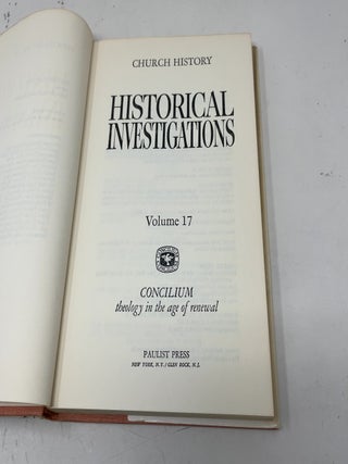 Historical Investigations Volume 17