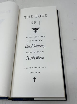 The Book of J