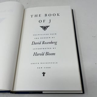 The Book of J
