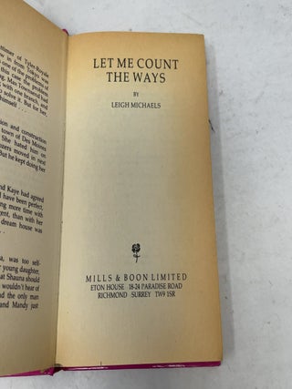 Let Me Count the Ways