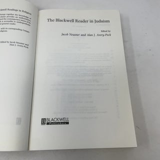 The Blackwell Reader in Judaism (Wiley Blackwell Readings in Religion)
